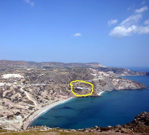 Grecia Cicladi isola di Milos affittasi appartamento per 2/4/6/8 persone