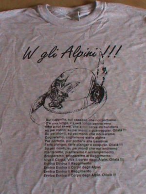 Viva gli Alpini t-shirt