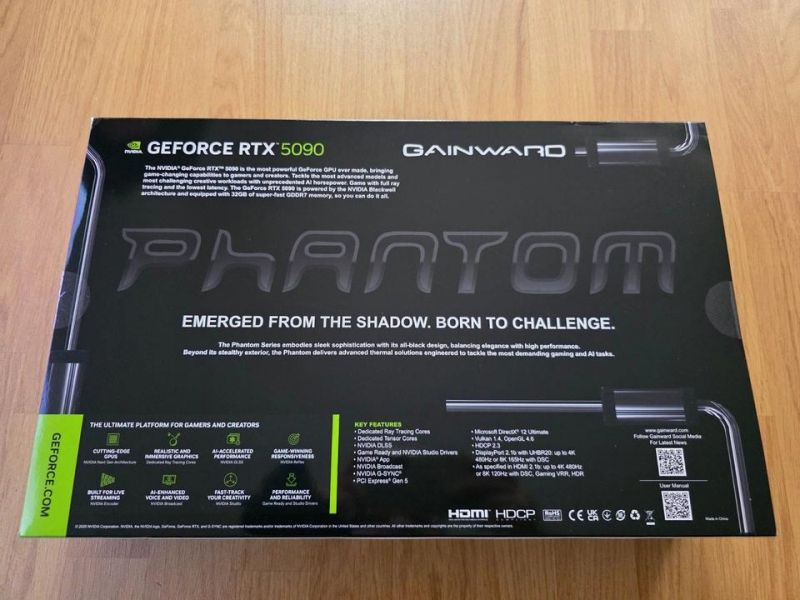 Scheda grafica Gainward Phantom RTX 5090