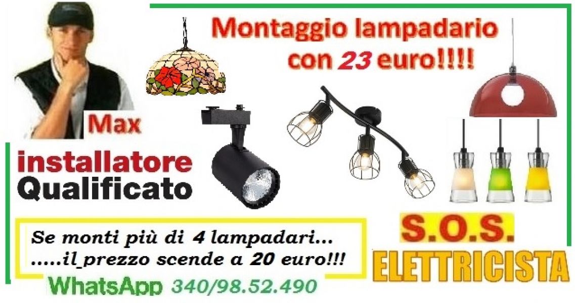 Elettricista bravo su zona Eur e Laurentina Roma 