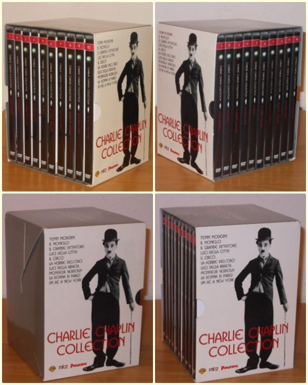 Charlie Chaplin Collection opera completa in 10 DVD.