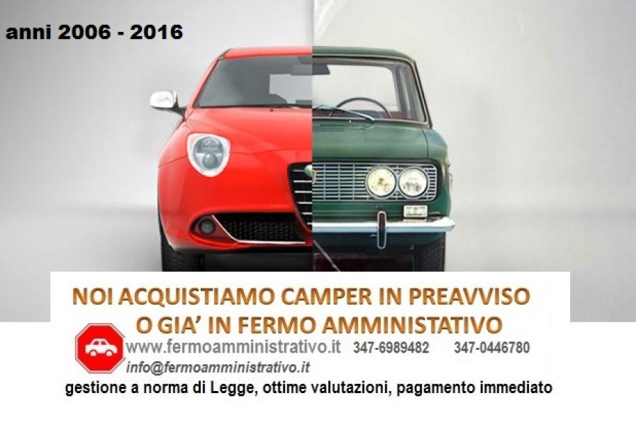 Acquisto auto in fermo amministrativo anni 2005 2016