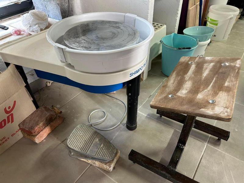  vendo il mio forno in ceramica ROHDE KE 200 N e un tornio shimpo rk3E