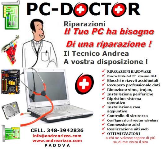 Assistenza tecnica informatica riparazioni PC Padova