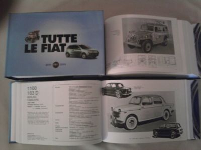 Cofanetto FIAT tutte le auto dal 1899 al 1999 