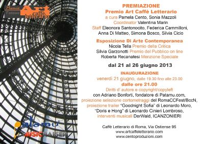 Esposizione di Arte Contemporanea: Esposizione dei Vincitori Premio Art Caff Letterario Edizione 20