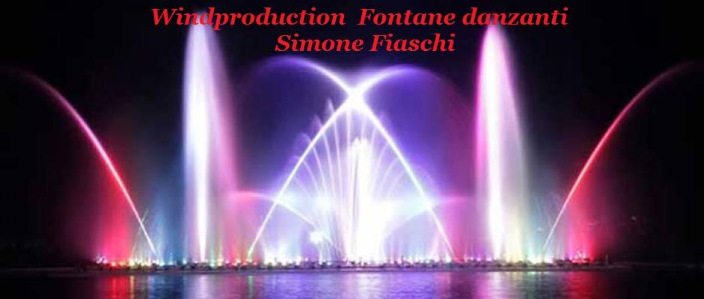 Fontane Danzanti  fisse per spettacoli  Realizzazione  costruzione  Tel. 3386440072