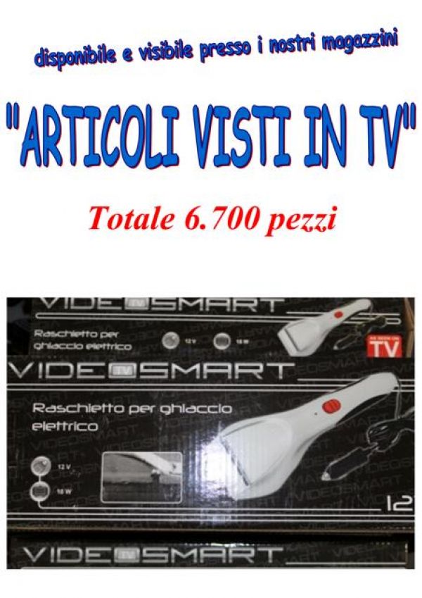 Stock articoli promozionali visti in TV