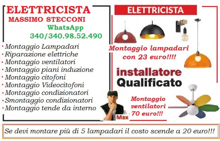 Elettricista riparazioni Torvaianica Pomezia 