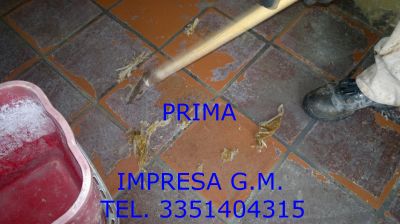 PULIZIA Trattamento pavimenti COTTO 