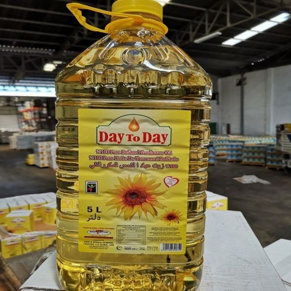 Cooking Sunflower Oil Organic Cold Pressed Sunflower Oil 1L, 5L Plastic Bottle Packaging Non GMO Col
