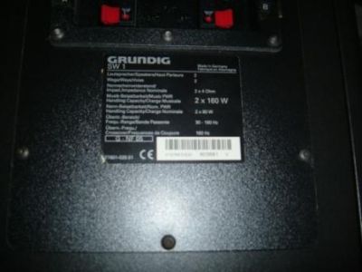 CASSE ACUSTICHE per SOURROUND GRUNDIG made in GERMANY