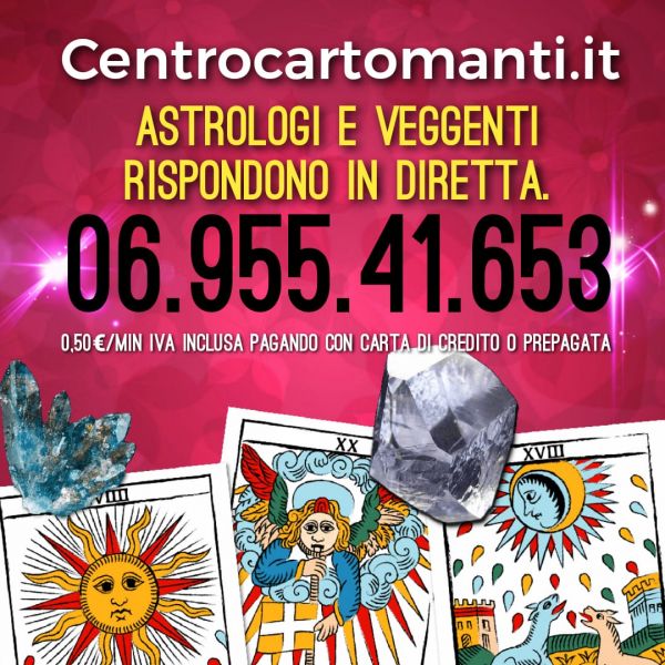 Contatta le nostre cartomanti su www.centrocartomanti.it