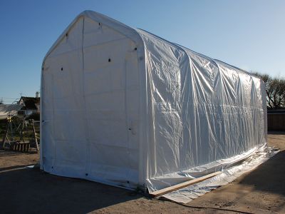  Capannone tenda barche 4x14x4,5x5,5 m