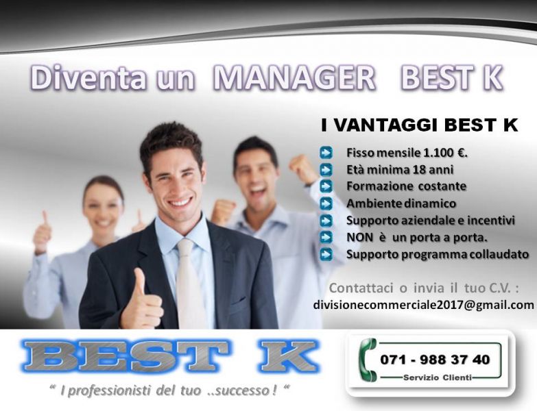 Manager  con  fisso  mensile .