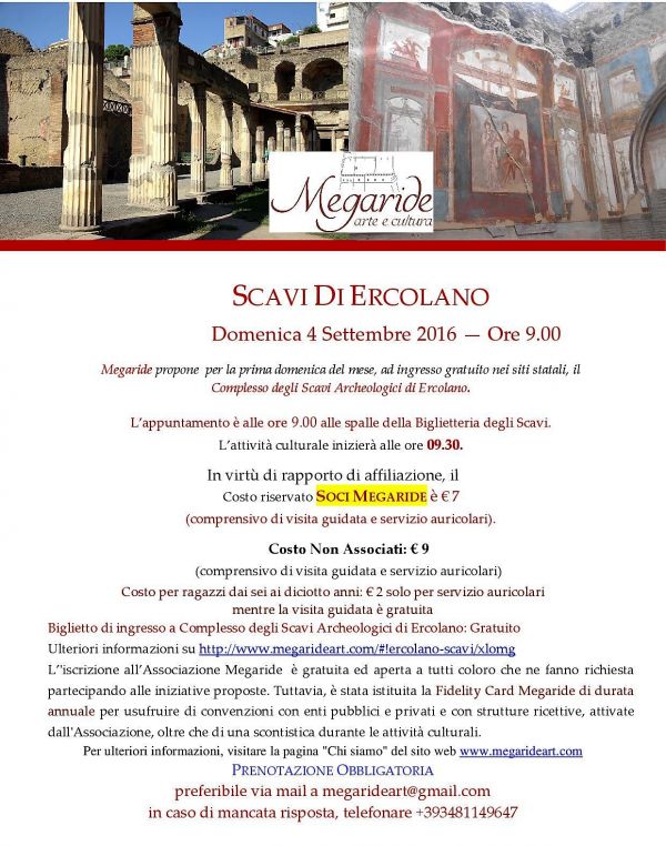 Visita guidata a Ercolano