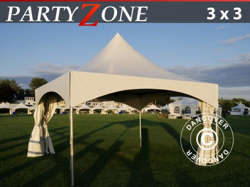 Tendone per feste PartyZone 3x3 m PVC