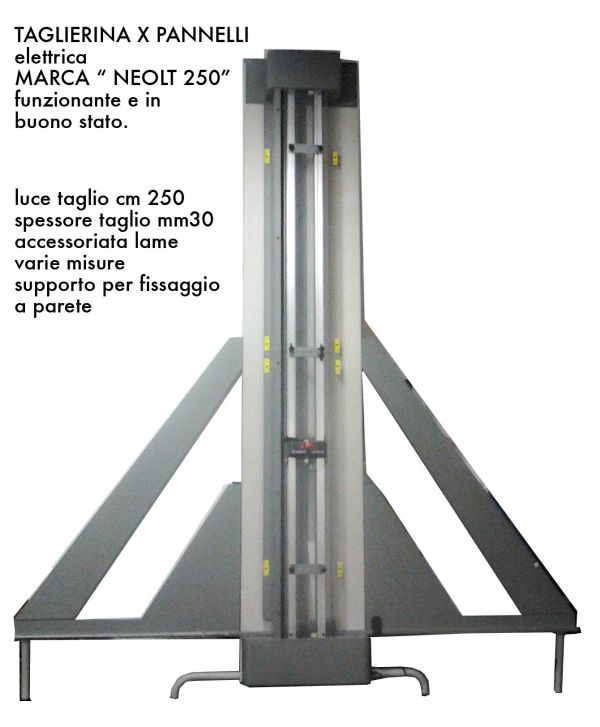 Taglierina,pannelli, neolt 250, professionale,grafici