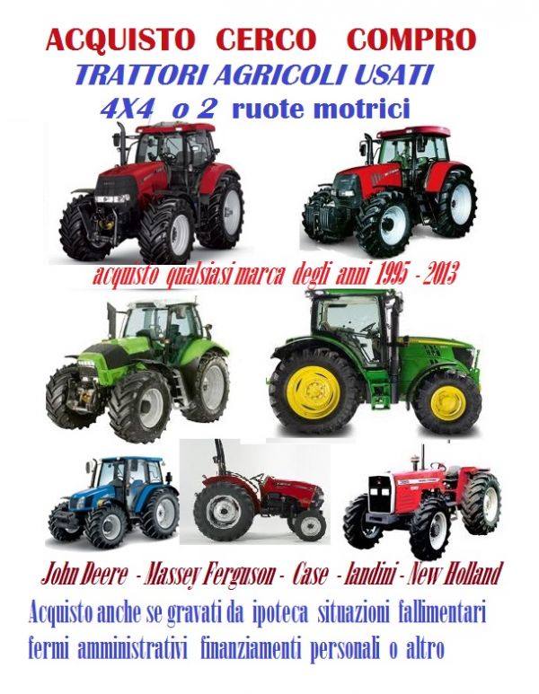 Acquisto trattori agricoli usati