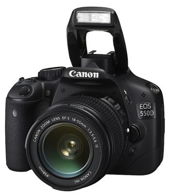 Canon EOS 550D with 18-135mm Lens at 700 Euro