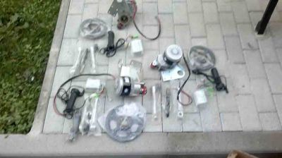Kit motore elettrico centrale per bicicletta