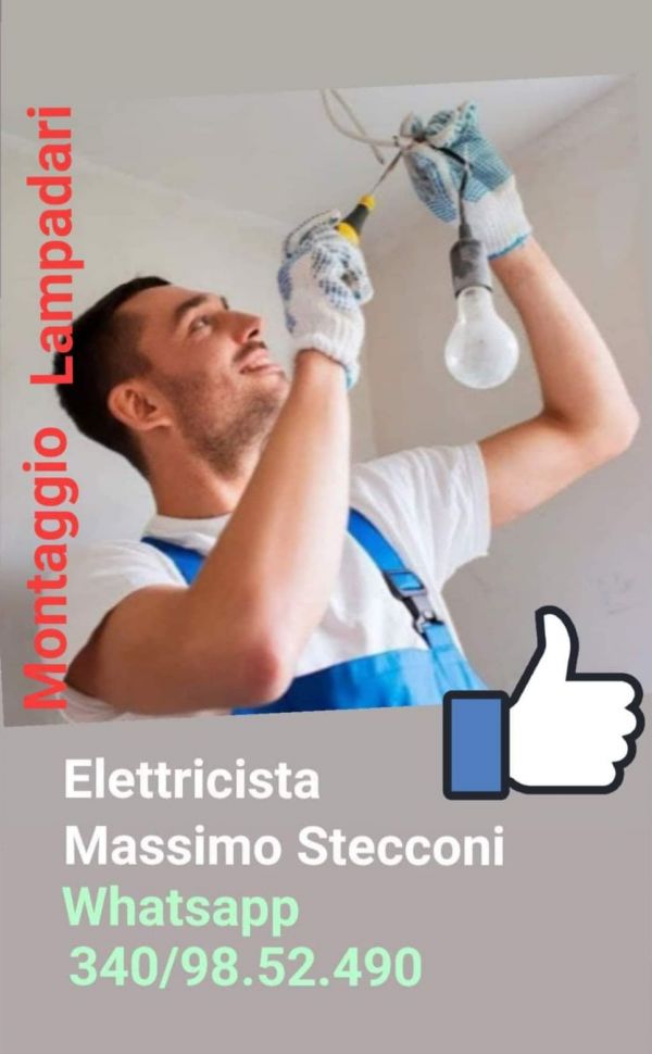 Lampadario e plafoniere Nuovo Salario e Fidene Roma 