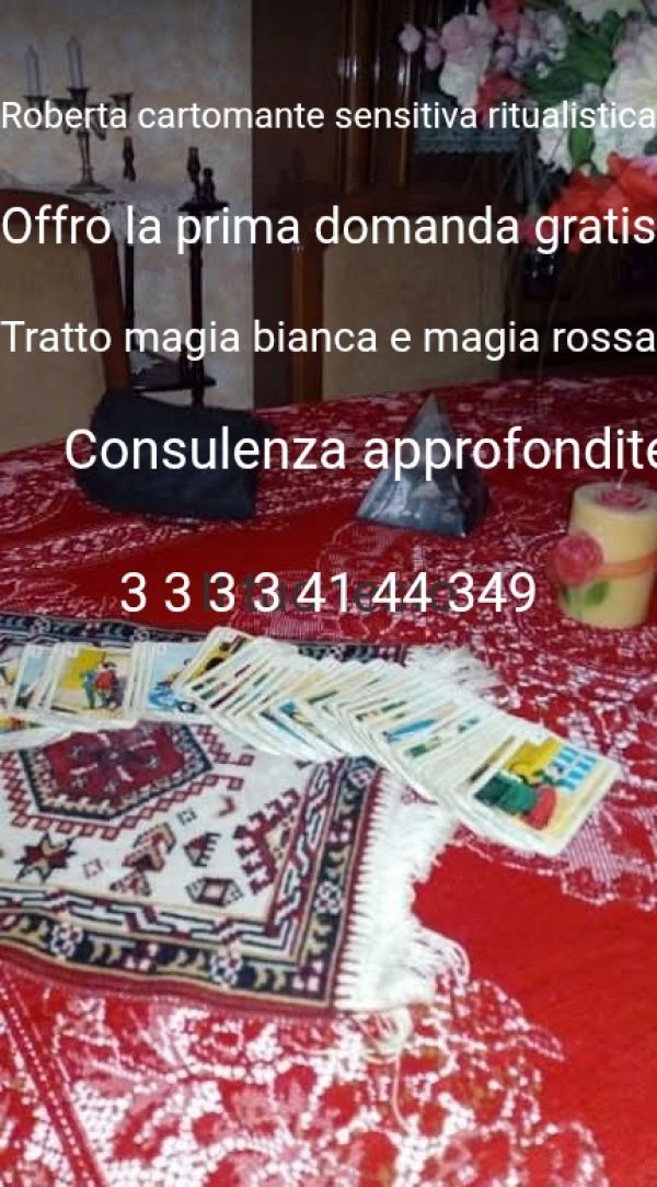 Roberta cartomante sensitiva ritualista seria