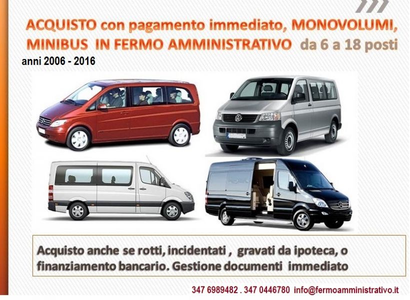 Compriamo il tuo Monovolume usato a Parma    