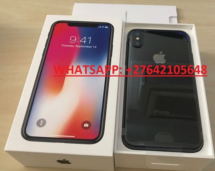 Apple iPhone X 64GB 400 ,iPhone X 256GB 450,iPhone 8 64GB 350,Samsung Galaxy S9/S9+ 64GB 400