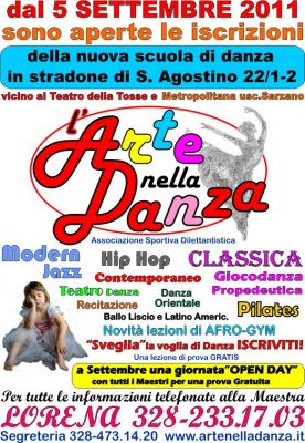 Corsi di Danza classica moderna contemporanea
