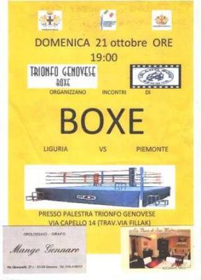 UNA SERATA DI BOXE A BORDO RING