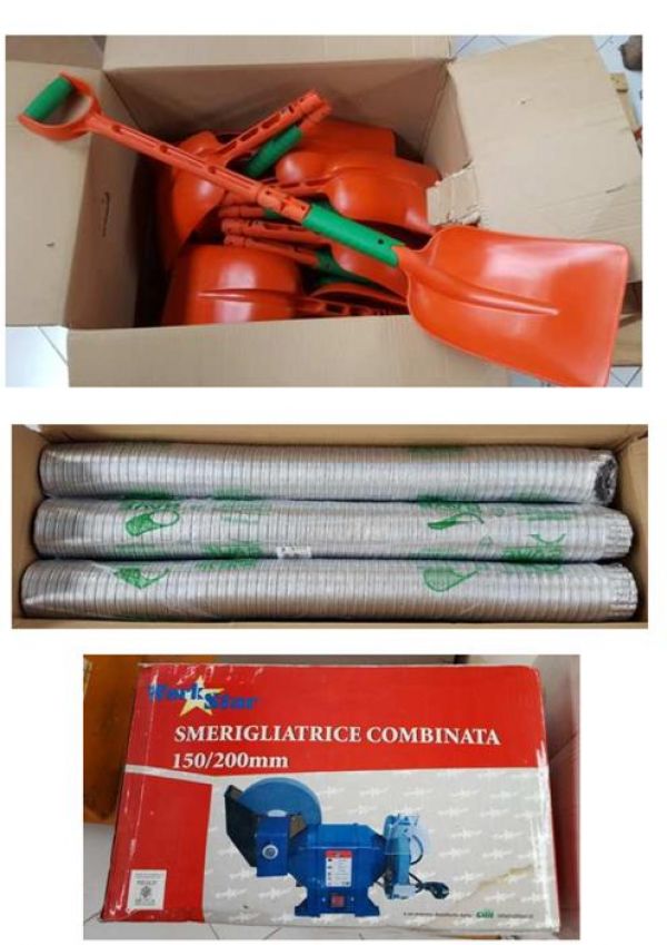 Stock 160.000 pz ferramenta mista, giardinaggio e agricoltura