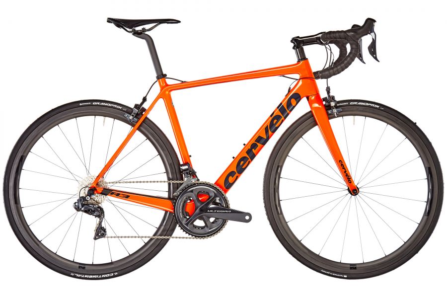 For Sale :  2019 Road Bike CERVÉLO R3 DISC Shimano Ultegra Di2 8050 32/56 Orange/Blue