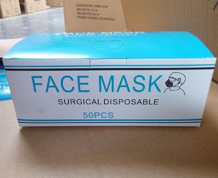 Wholesale FDA 3 Ply Custom Non Woven Medical Surgical Disposable Face Mask With Earloop 
