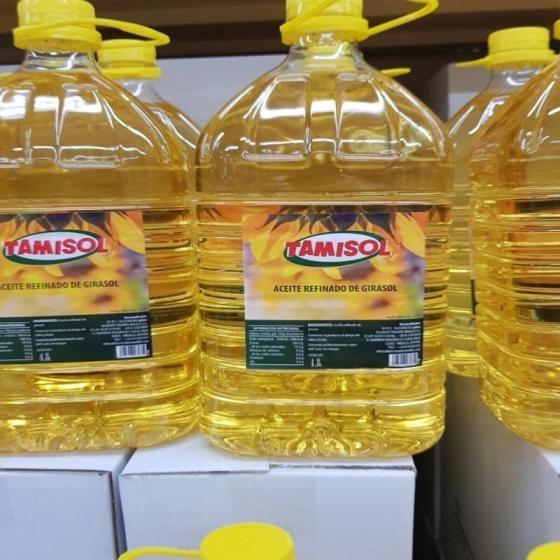 Olio di semi di girasole da cucina Olio di semi di girasole spremuto a freddo biologico Confezione d