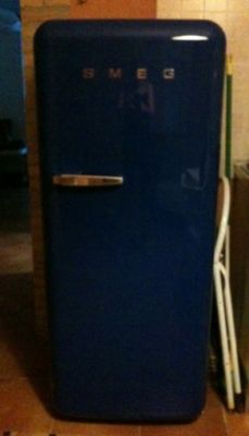 Frigorifero SMEG fab28 colore blu