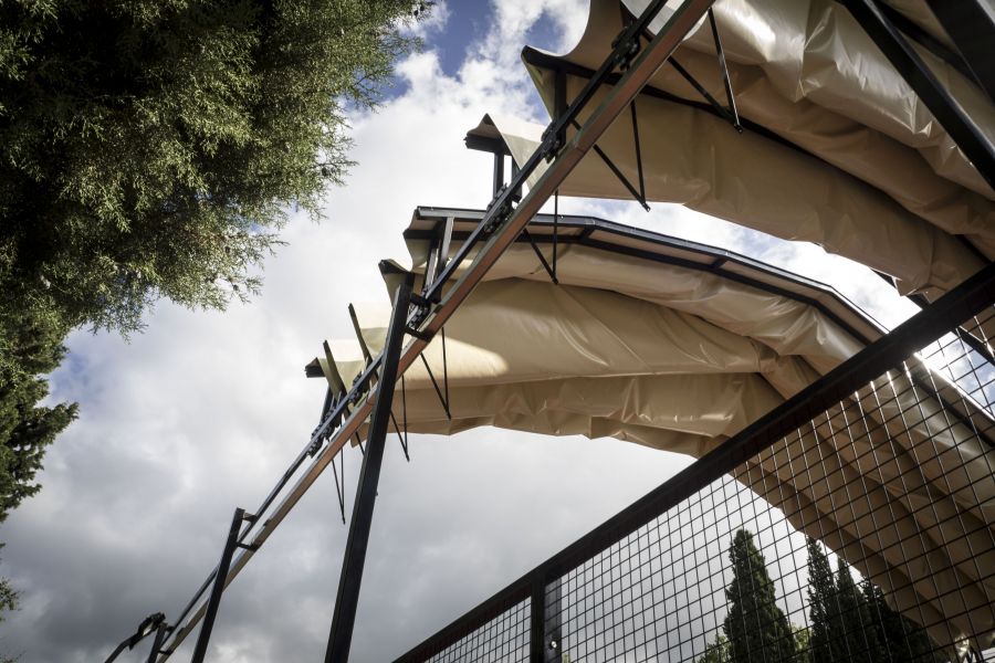 Copertura campo da padel