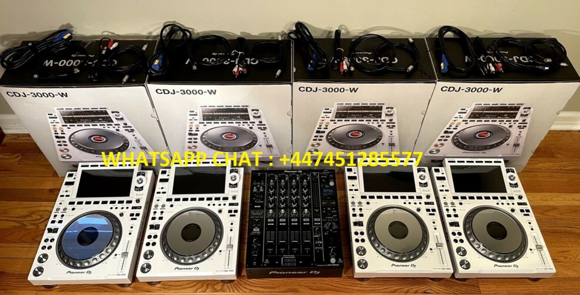 Pioneer CDJ-3000, Pioneer CDJ 2000NXS2, Pioneer DJM 900NXS2 DJ Mixer , Pioneer DJ DJM-S11 DJ Mixer